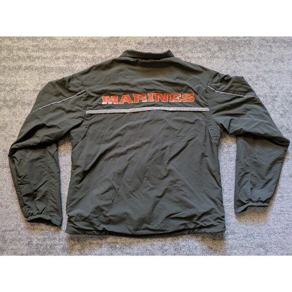 New Balance USMC MARINES OFFICIAL PT Running Suit Jacket OD Green USA - SMALL - Picture 14 of 16